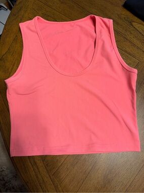 Zyia crop tank medium pink